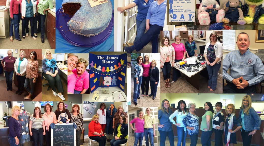 Bank of Mckenney Denim Day Collage